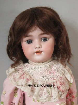 Perruque Jumeau® poupée ancienne Française, Allemande du XIXème-T31/33cm(12/13") - Photo 1/4