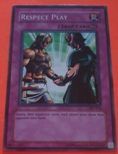 Yugioh Respect Play Card