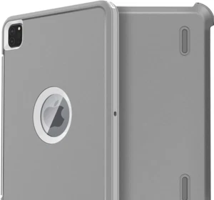 Hülle für iPad Pro 11" Otterbox Defender Serie mit Ständer - grau weiß - Bild 1 von 3