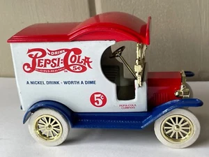 1912 Ford Model T Die Cast Delivery Car Bank Pepsi Cola GearBox - Picture 1 of 6