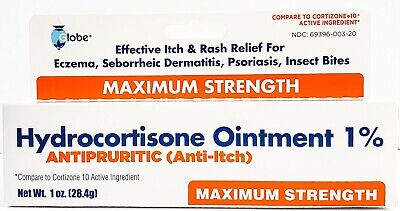 Hydrocortisone Ointment 1% (Maximum Strength) 1oz Tube -Exp Date 06-2023 • 6.49£