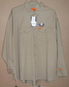 Neu mit Etikett Wrangler Riggs FR Arbeitskleidung LS Shirt Herren 3XL BIG khaki NFPA 70E NEU!! - Bild 1 von 8
