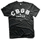 Cbgb + Omfug Punk Rock New Wave Ramones Blondie Official Tee T-Shirt Mens Unisex