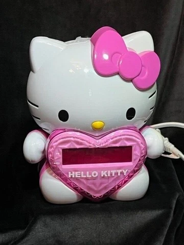 Hello Kitty Time On Wall Projection Projector AM/FM Alarm Clock Radio KT2064 Cover