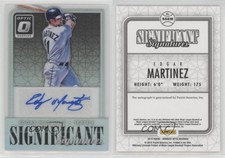 2016 Panini Donruss Optic Significant Signatures Edgar Martinez #SSEM Auto HOF