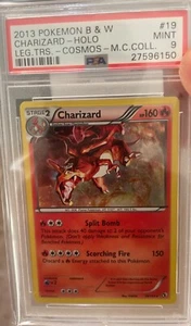POKEMON LEGENDARY TREASURES CHARIZARD #19 COSMOS HOLO PSA 9 MINT #113346213 - Picture 1 of 3