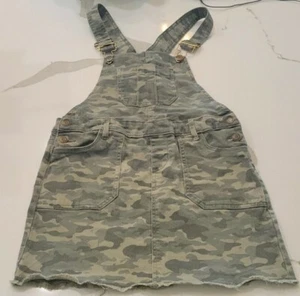 SO From Kohls Camoe Overalls jumper dress girls size  12 - Picture 1 of 7