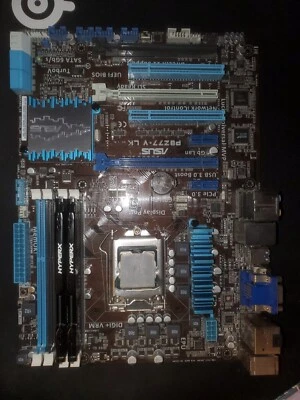 ASUS P8Z68-V Mainboard DDR3 LGA1155 Sockel Intel Core i7-2600K CPU 16GB RAM - Bild 1 von 3