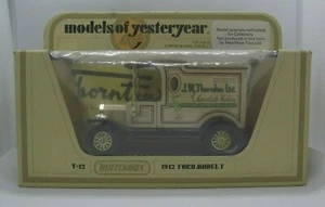 Yesteryear Y12 Ford T Van 'J.W THORTON' - Original Model & Certificate (YY108) - Picture 1 of 9