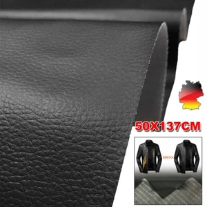 Selbstklebend Sofa Patch Reparatur Lederreparatur Kunstleder Flicken Schwarz - Bild 1 von 17