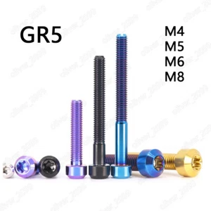 Tornillos de cabeza cónica PVD Color GR5 Titanio Torx M4 M5 M6 M8 - Imagen 1 de 11