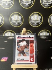 2023 Panini Chronicles UFC Contenders Season Ticket Green Mike Malott RC # /99