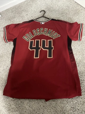 Majestic MLB Arizona Diamondbacks Paul Goldschmidt #44 Jersey Youth XL Sewn Frnt Cover