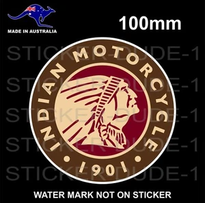 PEGATINA DE MOTOCICLETAS INDIAS - Imagen 1 de 1
