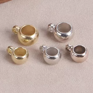 20pcs Rondelle 8mm 10mm Plated Plastic Loose Spacer Bail Beads Connectors Lot - Picture 1 of 6
