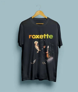 Vintage Roxette Band Musik Konzert Tour Baumwolle weiß alle Größen Unisex Shirt MM272 - Bild 1 von 3