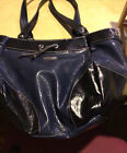 Miche Womens Joyanna Shell & 2 Handle Handbag Excellent! Dark Blue &Black Trim.