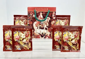 L'EFFLEUR by Coty~POLVERE DA BAGNO IN SCHIUMA PROFUMATA 0,5 once (6 confezioni) con borsa regalo abbinata - Foto 1 di 5