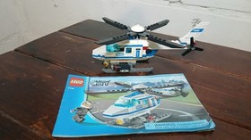 LEGO CITY: Police Helicopter (7741) Complete Retired Set 