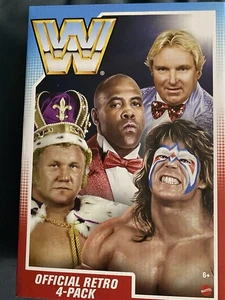 wwe mattel retro 4er pack neu nie geöffnet - Bild 1 von 2