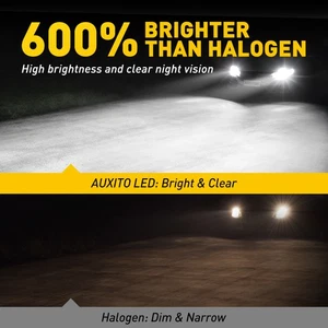 Kit de conversión de bombillas de faros LED 9012 HIR2 de haz alto/bajo para Ford Buick X2 - Imagen 1 de 16