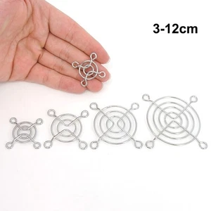 2PCS 30mm 40mm 50mm 60mm 80mm 120mm dc Cooling Fan Guard Metal Grill Cover net - Picture 1 of 13