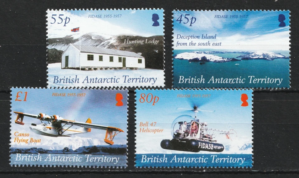 BAT Territorio Antártico Británico 2005 Sc# 353-56, estudio de área. MNH Cv$19,00 Foto 1 de 1