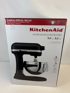 NEU KitchenAid KSM55SXXXBM Schüssel Hub Standmixer, 5,5 Quart Matt Schwarz NEU - Bild 1 von 9