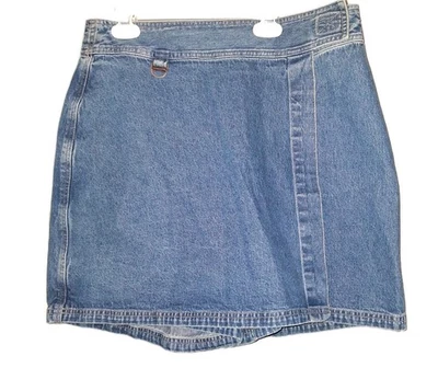 Pantalón corto vaquero vintage Tapemeasure para mujer talla 12 lavado medio 100 % algodón preppy años 90 Foto 1 de 4