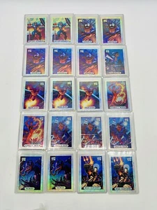1994 Marvel Masterpieces - Silver Holofoil Partial Sets Total Of 20 Cards - Picture 1 of 9