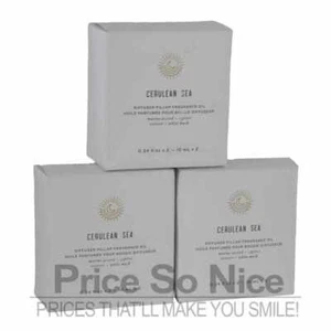 Pottery Barn Diffuser Fragrance Oil Mindfulness Collection Cerulean Set of 3 - N - Picture 1 of 1