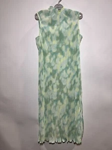 Women's Watercolor Plisse Midi Dress - Future Collective Floral Green XXL - Picture 1 of 2