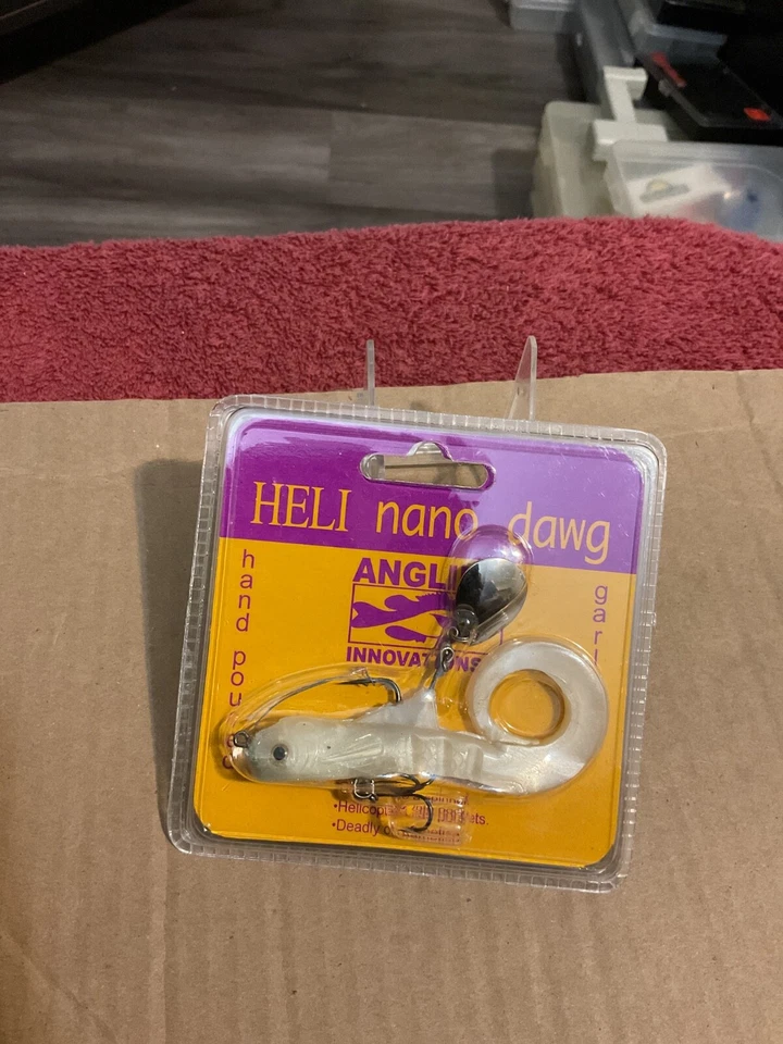 HELI NANO DAWG HYBRID SWIMBAITS SPINNER WEEDLESS PIKE BASS FISHING - Image 1 of 2