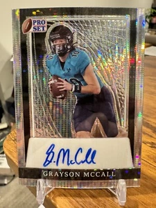 2024 Leaf Pro Set metallo Grayson McCall SSP #/10 Rookie RC auto-XXL - Foto 1 di 2