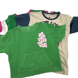 COTTON:ON KIDS Boutique Organic Cotton Earth Trendy Lot of 3 Tops Girls Size 8 - Picture 1 of 11