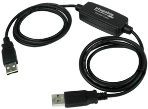 Plugable USB Transfer Cable, Unlimited Use, Transfer Data Between 2 Windows PC's - Picture 1 of 5