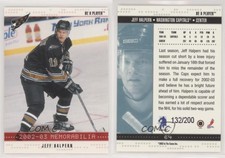 2002-03 ITG Be A Player Memorabilia Ruby /200 Jeff Halpern #64