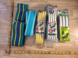 Vintage Lot Lawn Chair Webbing Re-Web Kits Multi Colors, Hardware, Assortment - Picture 1 of 6