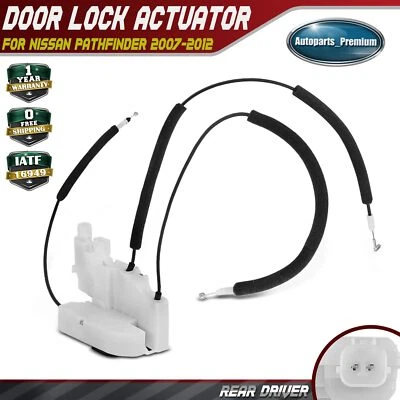 Actuador de bloqueo de puerta LH conductor trasero para Nissan Pathfinder 2007-2012 deportivo utilitario Foto 1 de 4