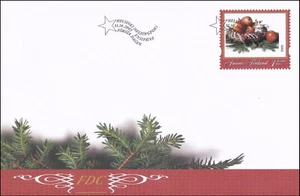 Christmas Apples Christmas Tree Wreath Special Stamp Finland Mint FDC 2003 - Picture 1 of 1