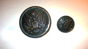 Antiguo botón de cobre americano de principios del siglo XIX Gran Sello Horstmann & CO, Phila, PA - Imagen 1 de 4