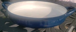 Pentola paella Dansk Kobenstyle 10" blu smalto blu danese - Foto 1 di 9