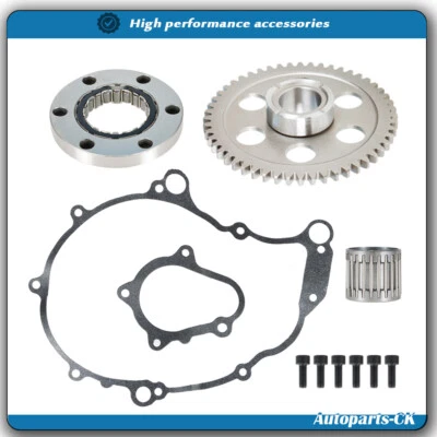 Kit de engranajes de cojinete unidireccional de embrague de arranque para Yamaha Raptor 660R 2001 2002 2003 EE. UU. Foto 1 de 4