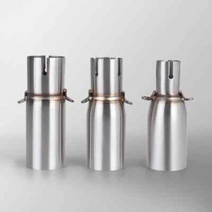 Motorcycle Modified Exhaust Pipe Suitable for 28-45mm Adapter Middle Link Pipe - Picture 1 of 30