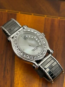 Victoria Wieck Women's Watch Crystal Bezel Floating Crystal Dial - New Battery - Picture 1 of 5