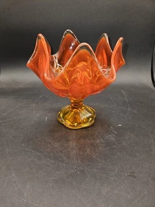 VTG.Viking Amberina Handkerchiel Vase - Picture 1 of 8