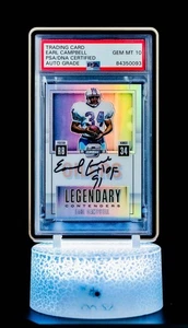 Earl Campbell 2017 Panini Legendary Contenders Optic #LC-10/PSA Auto GEM MT 10 - Imagen 1 de 7