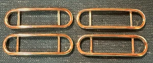 KONVOLUT 4 MCM MADE IN ITALY (WIE ABGEBILDET) GÜRTELSCHNALLEN? FUNDSTÜCKE/KLEIDUNGSSCHMUCK - Bild 1 von 8