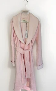 UGG Duffield II Soft Collar Bathrobe Robe Seashell Pink Heather Size S Women - Picture 1 of 10
