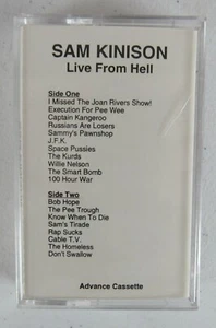 Sam Kinison Live From Hell Advance Promo Cassette 1993 Houston Stand-up Comedy - Picture 1 of 4